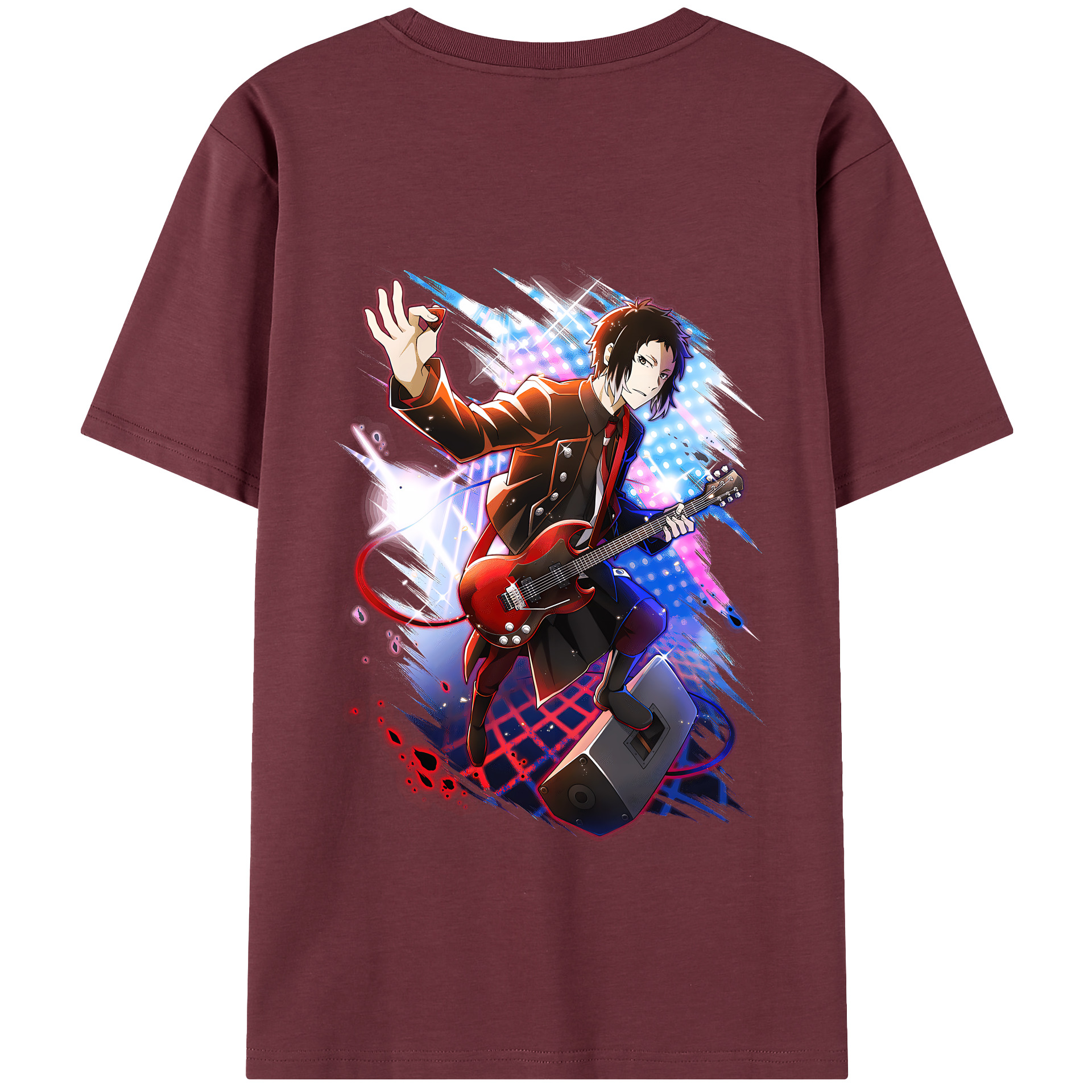 （画像用） 文豪ストレイドッグス Bungo Stray Dogs 綿100％半袖Tシャツ（背面プリント）